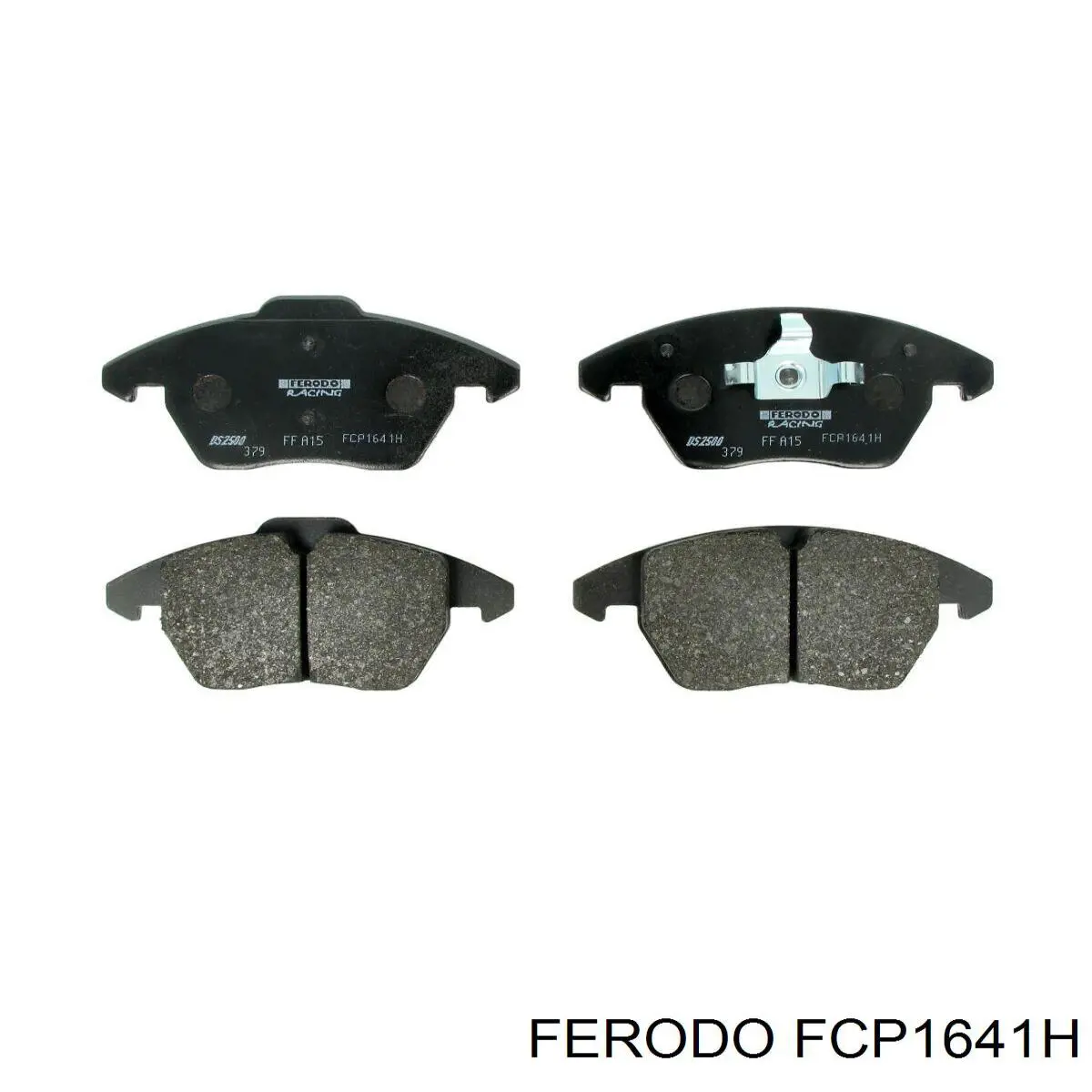 FCP1641H Ferodo колодки тормозные передние дисковые