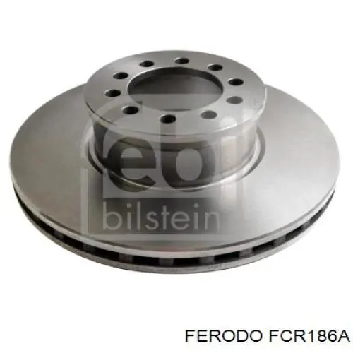 FCR186A Ferodo диск тормозной передний
