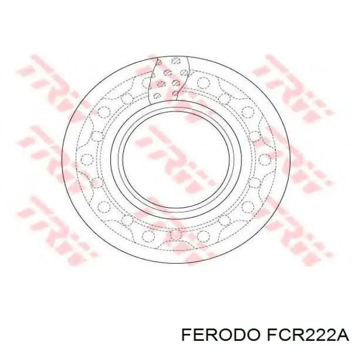 Тормозные диски FCR222A Ferodo