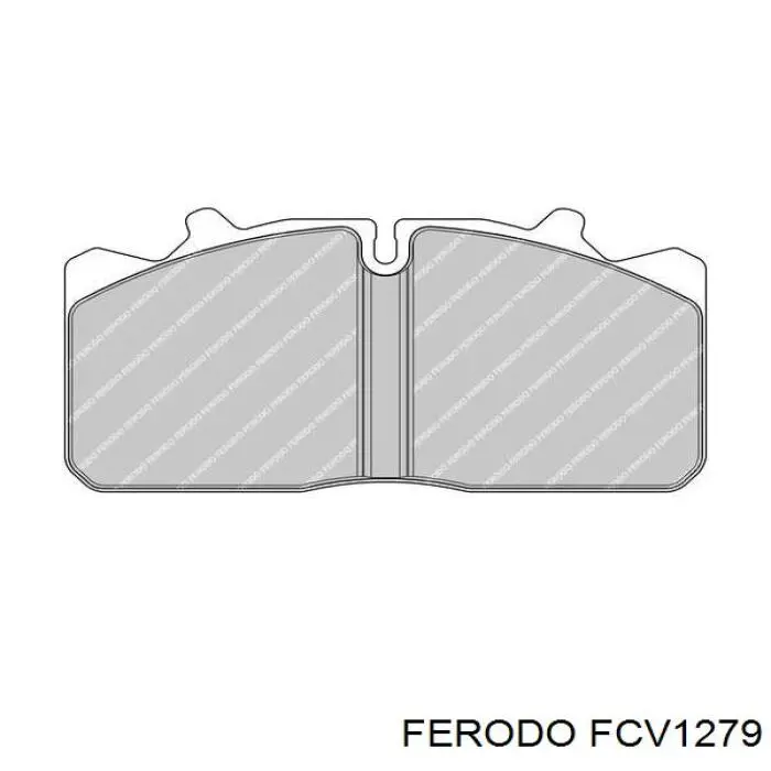 FCV1279 Ferodo колодки тормозные передние дисковые