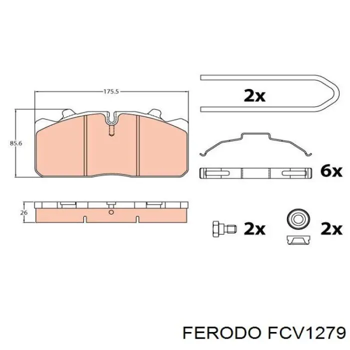 FCV1279 Ferodo