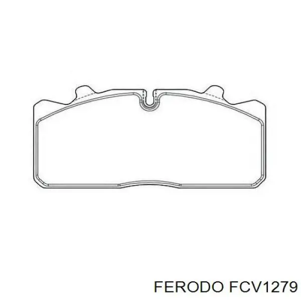 FCV1279 Ferodo Колодки передние