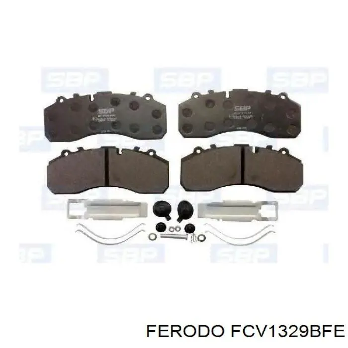 FCV1329BFE Ferodo колодки тормозные передние дисковые