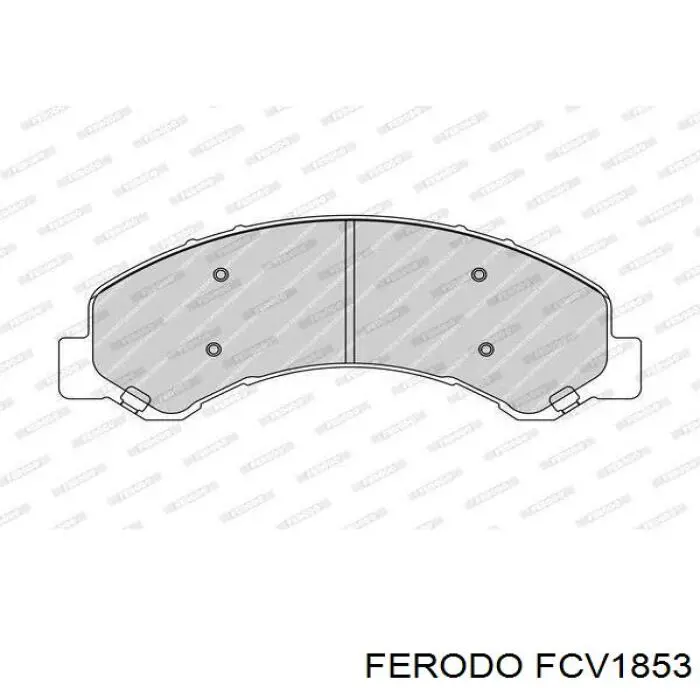 Pastillas de freno delanteras FCV1853 Ferodo