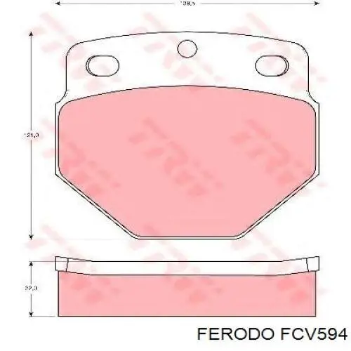 Тормозные колодки Febi 16569