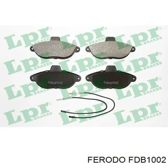 FDB1002 Ferodo Колодки передние