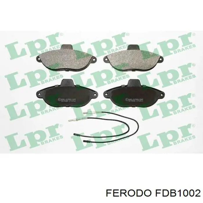 FDB1002 Ferodo Колодки передние