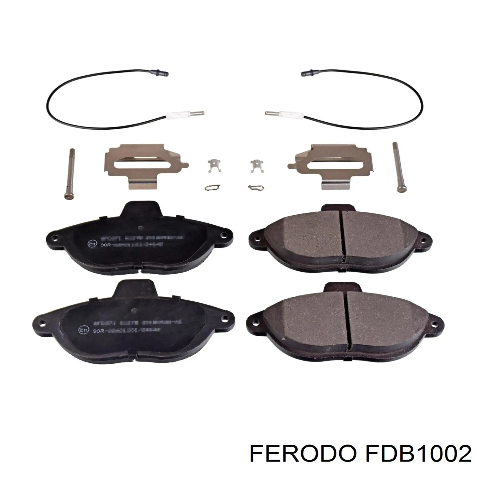 FDB1002 Ferodo колодки тормозные передние дисковые