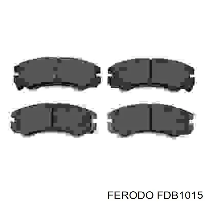 Pastillas de freno delanteras FDB1015 Ferodo