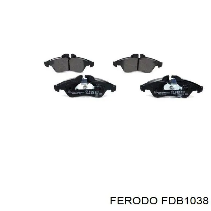 FDB1038 Ferodo Колодки передние