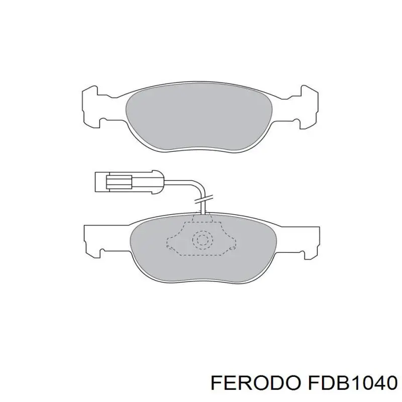Колодки Ferodo FDB1040 цена, от 15.95 USD