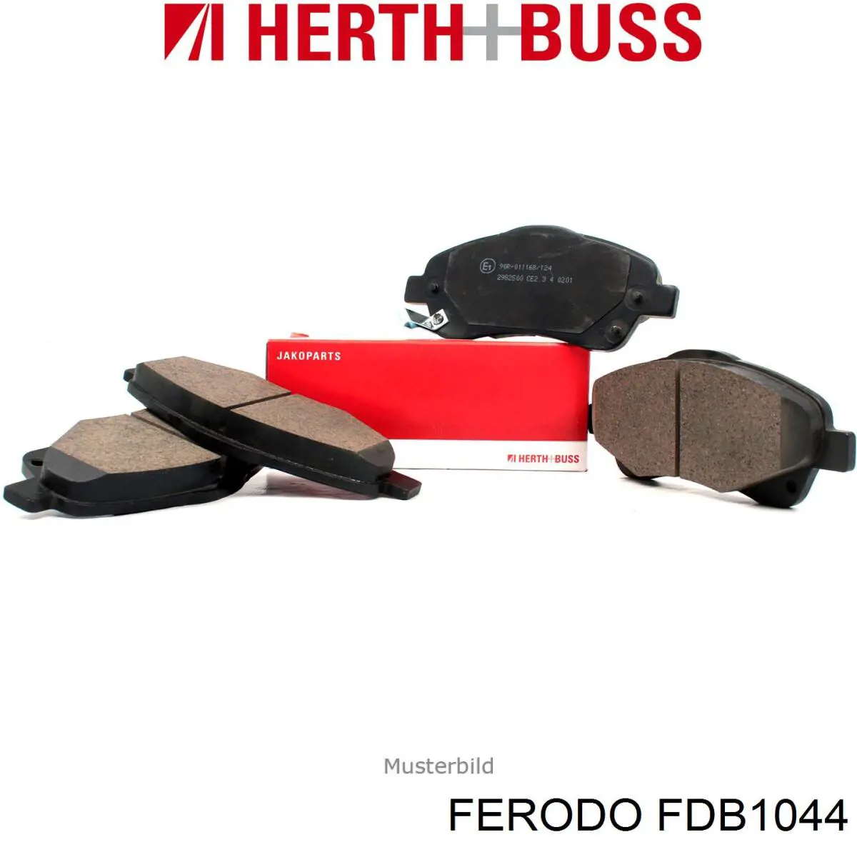 Задние тормозные колодки FDB1044 Ferodo