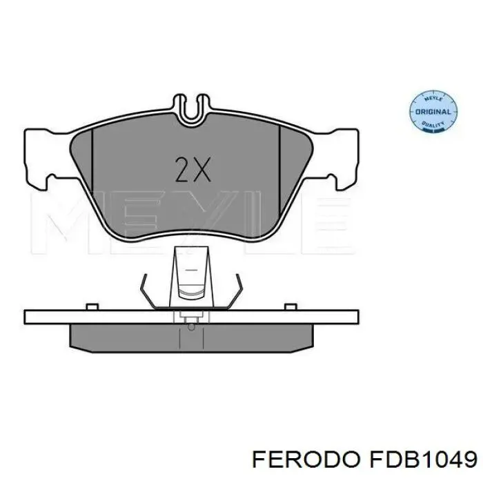 Купить FDB1049 Ferodo Колодки тормозные