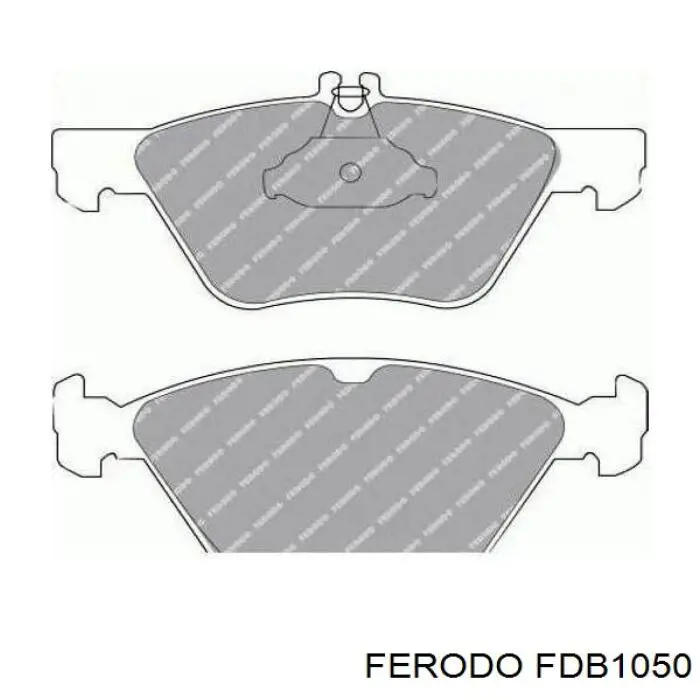 FDB1050 Ferodo колодки тормозные передние дисковые