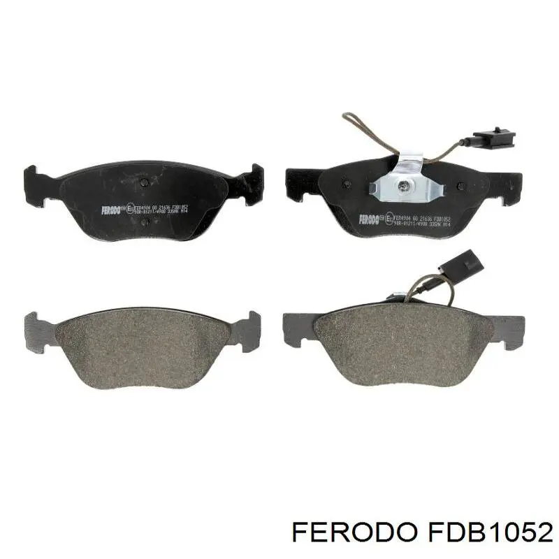 Pastillas de freno delanteras FDB1052 Ferodo