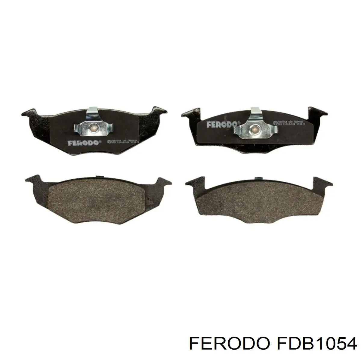 Передние тормозные колодки FDB1054 Ferodo