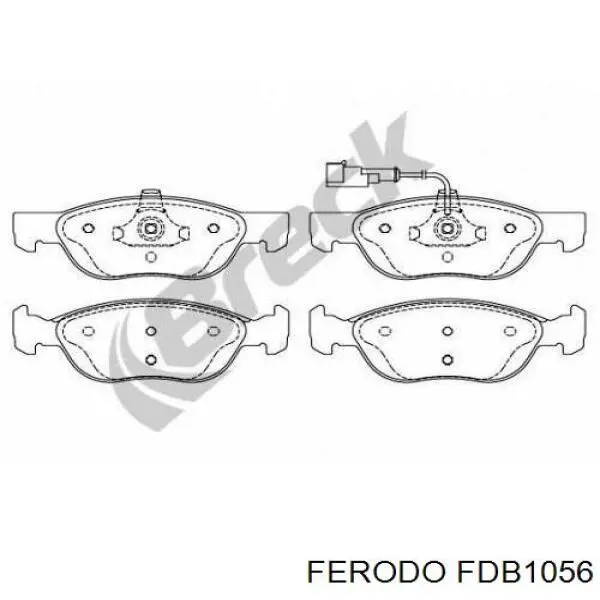 Колодки Ferodo FDB1056 цена, от 23.52 USD