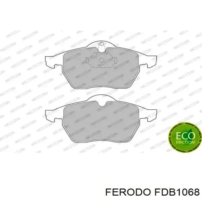 FDB1068 Ferodo колодки тормозные передние дисковые