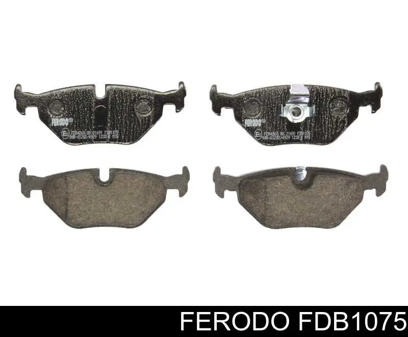FDB1075 Ferodo колодки тормозные задние дисковые