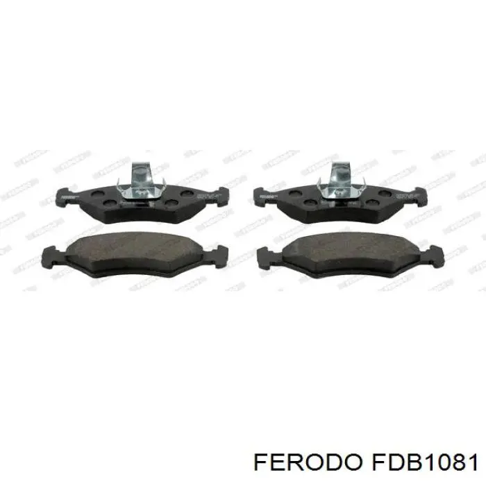 FDB1081 Ferodo передние тормозные колодки