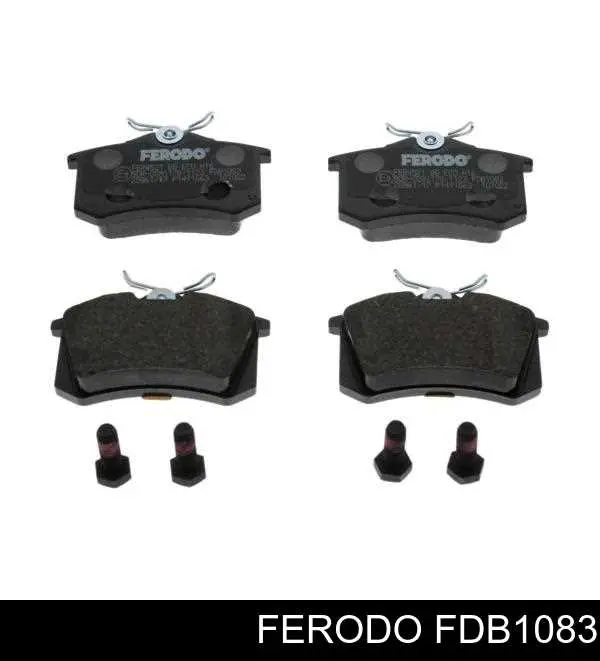 FDB1083 Ferodo колодки тормозные задние дисковые