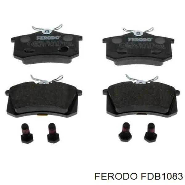 Купить FDB1083 Ferodo Колодки тормозные задние, дисковые