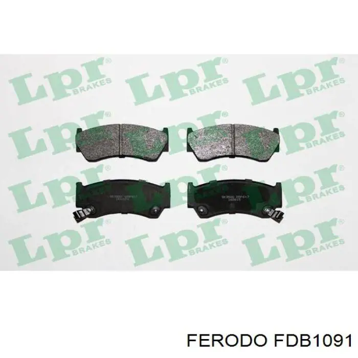 Передние тормозные колодки FDB1091 Ferodo