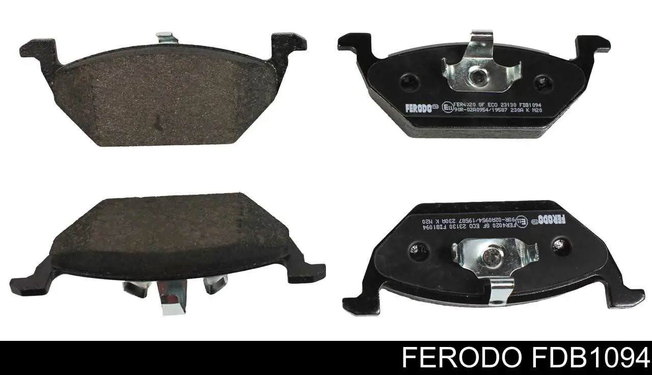FDB1094 Ferodo колодки тормозные передние дисковые