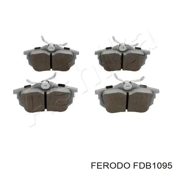 Купить FDB1095 Ferodo Колодки тормозные задние, дисковые