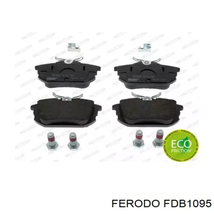 FDB1095 Ferodo задние тормозные колодки