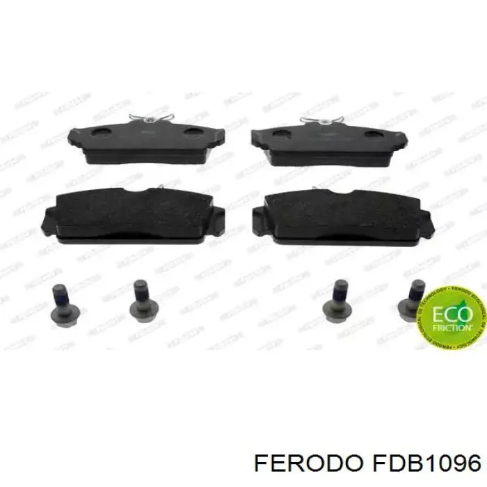 FDB1096 Ferodo колодки тормозные передние дисковые