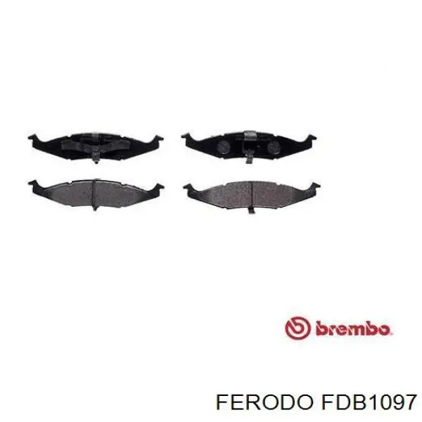 FDB1097 Ferodo Колодки передние