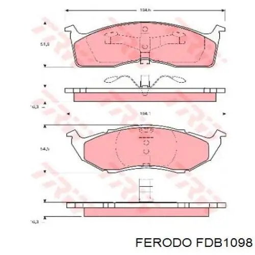 FDB1098 Ferodo