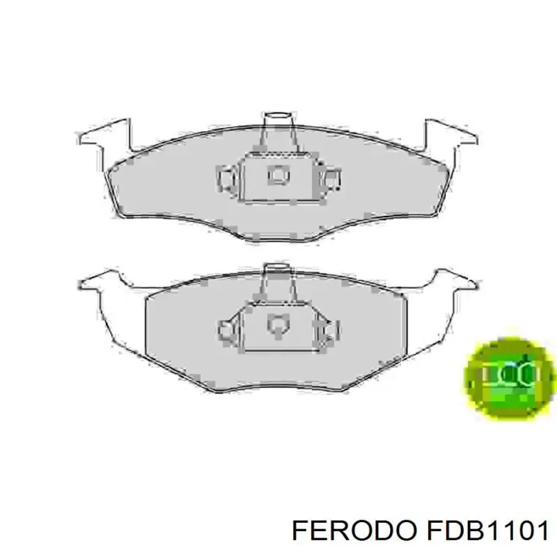 Pastillas de freno delanteras FDB1101 Ferodo