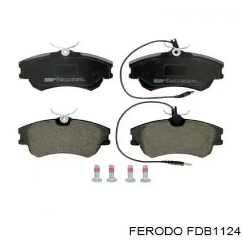 Передние тормозные колодки FDB1124 Ferodo