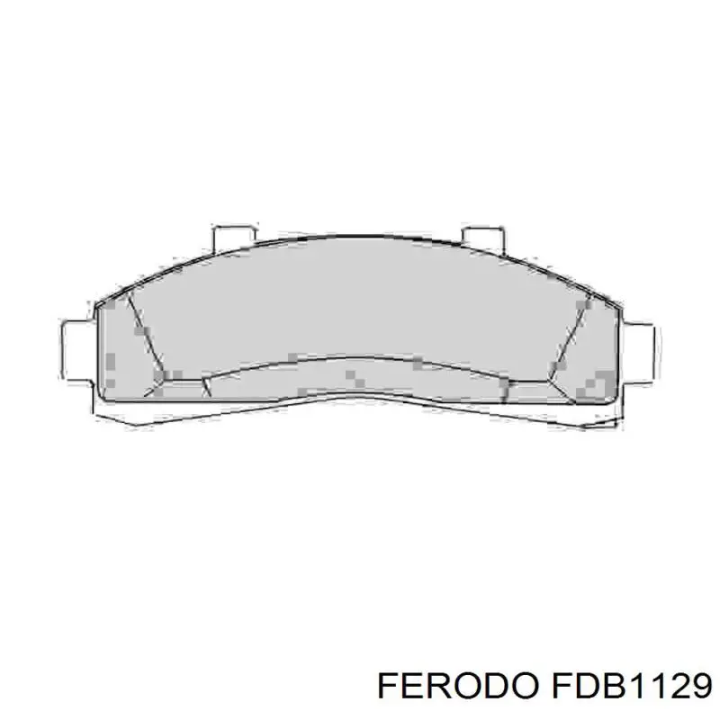 Pastillas de freno delanteras FDB1129 Ferodo