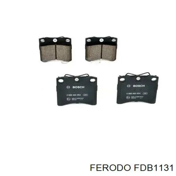 FDB1131 Ferodo Колодки передние