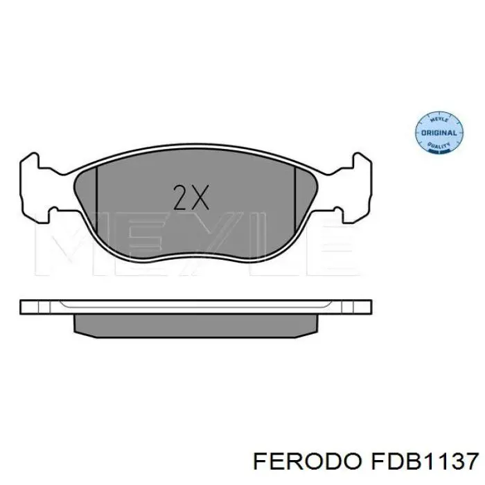 Pastillas de freno delanteras FDB1137 Ferodo