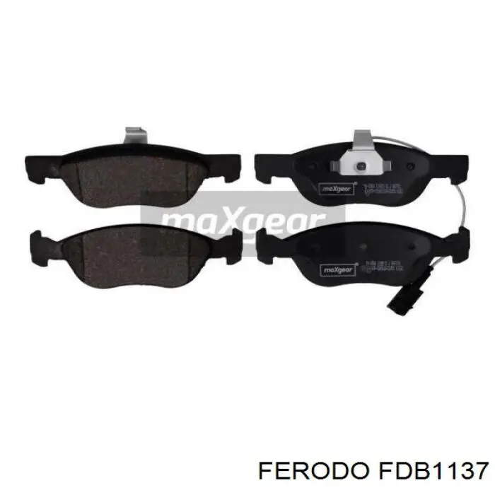 FDB1137 Ferodo колодки тормозные передние дисковые