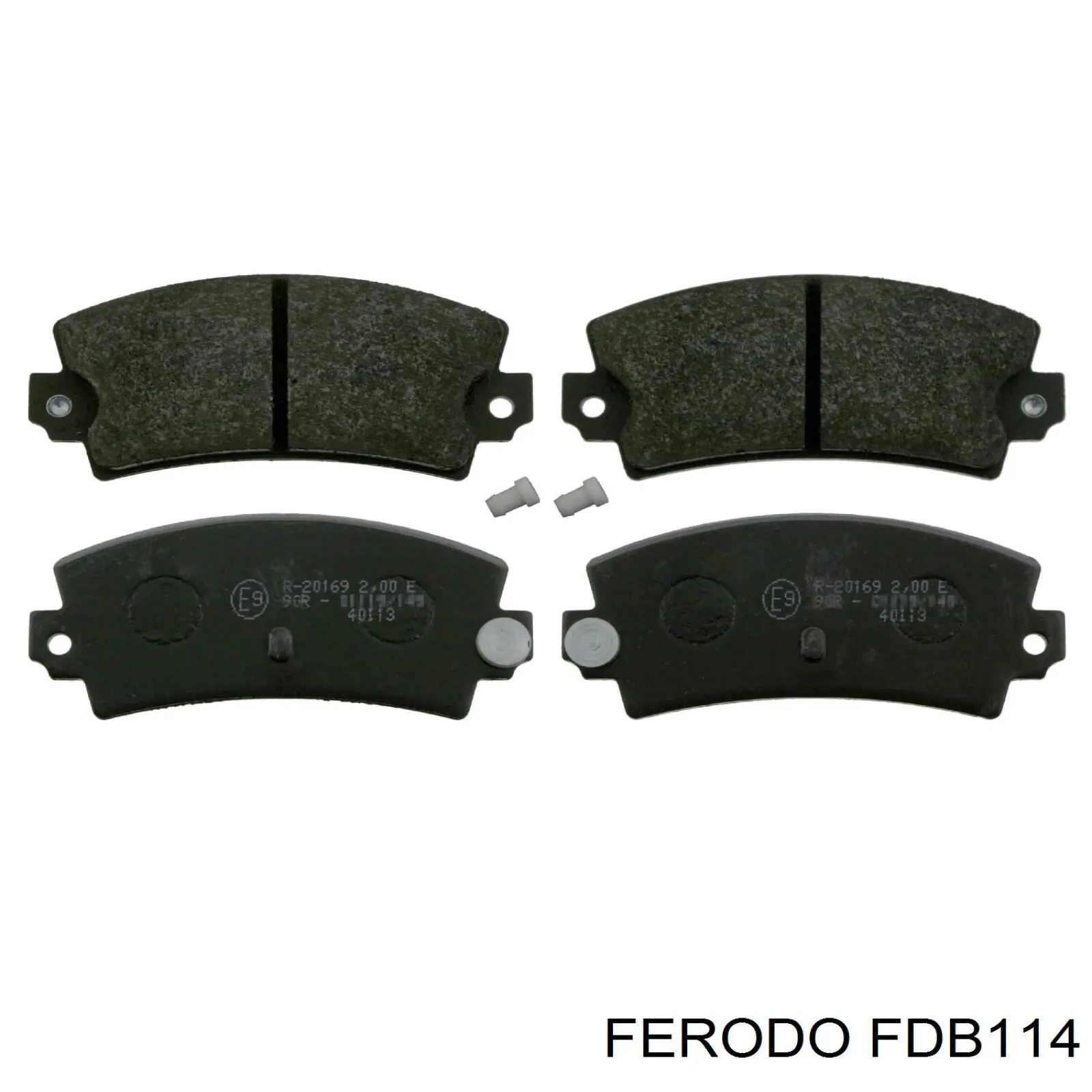 Колодки дисковые  Ferodo FDB114 цена, от 14.39 USD