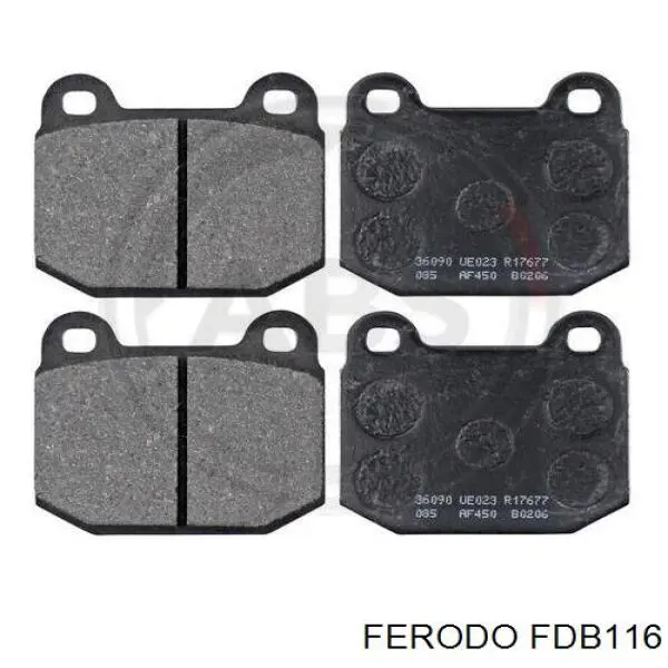 Колодки Ferodo FDB116 цена, от 12.61 USD