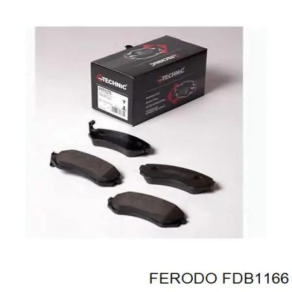 Купить FDB1166 Ferodo Колодки тормозные