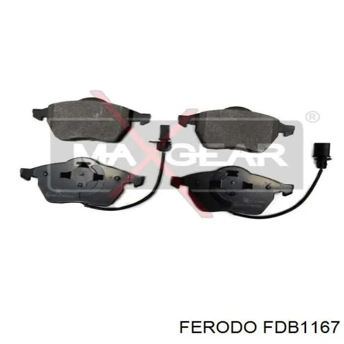 Тормозные колодки Ferodo FDB1167