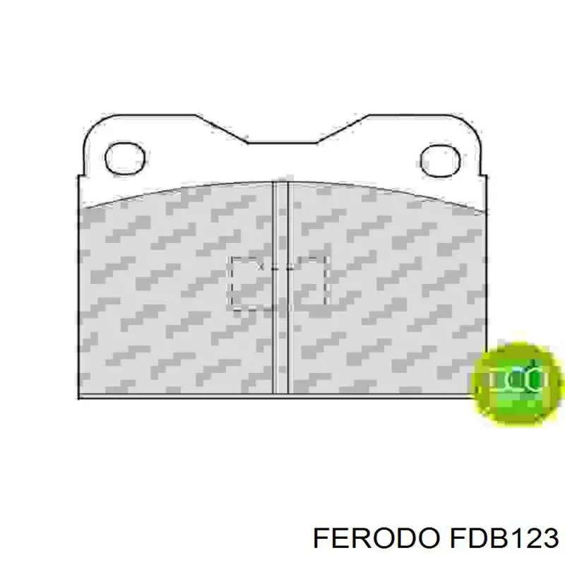 Передние тормозные колодки FDB123 Ferodo