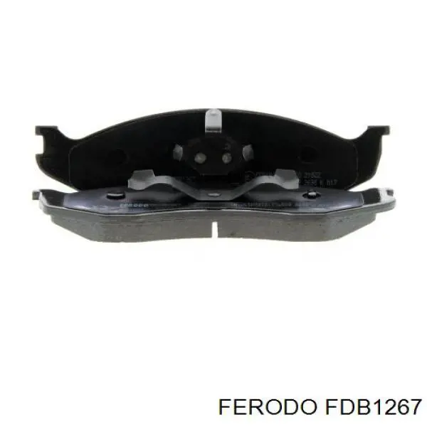 FDB1267 Ferodo колодки тормозные передние дисковые