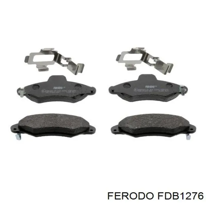 FDB1276 Ferodo колодки тормозные передние дисковые