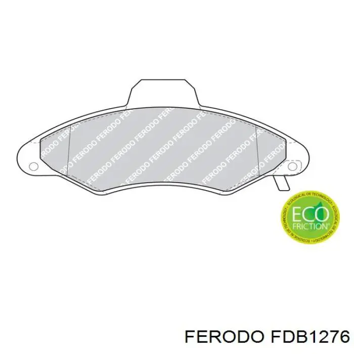 Колодки Ferodo FDB1276 цена, от 13.65 USD