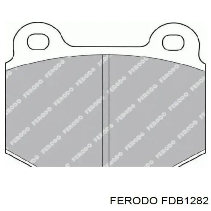 Колодки Ferodo FDB1282 цена, от 40.82 USD