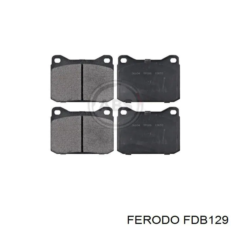 Купить FDB129 Ferodo Колодки тормозные