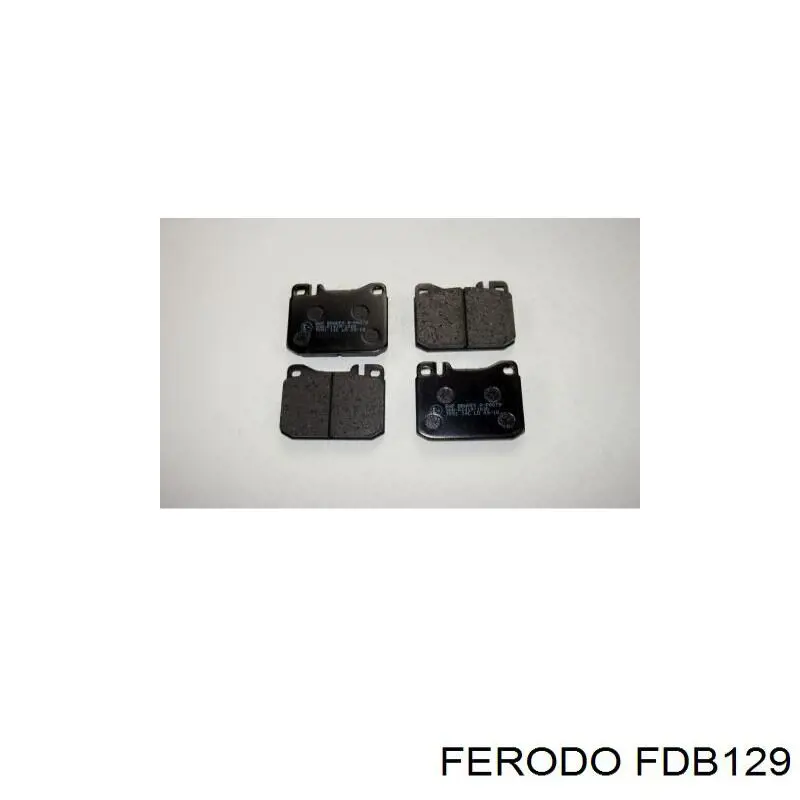Передние тормозные колодки FDB129 Ferodo